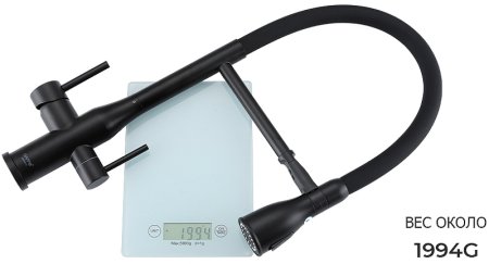 Смеситель для кухни Gappo G4399-76 Черный матовый 