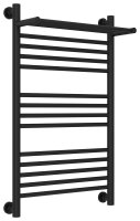 Полотенцесушитель водяной Сунержа Богема+ 80x50 с полкой, черный матовый