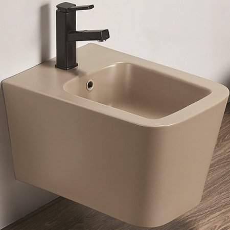 Биде CeramaLux 5370MC подвесное Капучино матовое 
