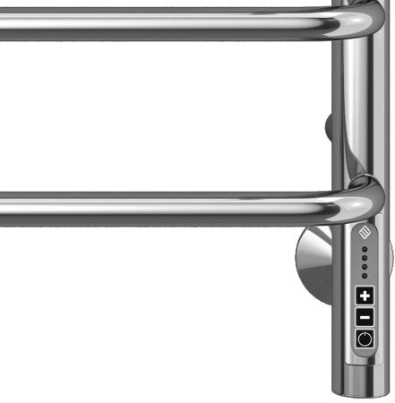 Электрический полотенцесушитель Terminus Полка П6 500х650 4670078531438 с полкой Хром 