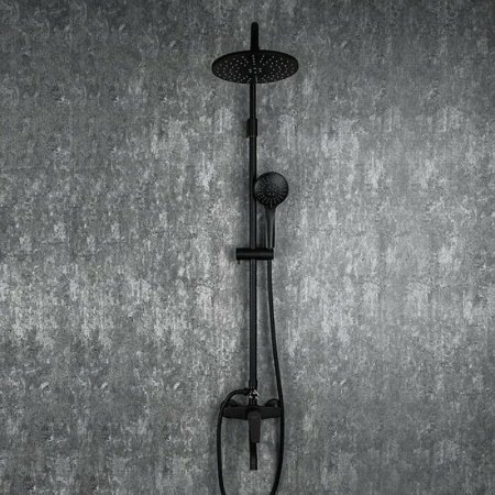 Душевая система Frap H29 F2429 Черная матовая 