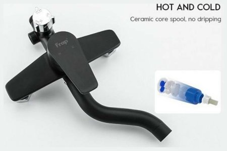 Душевая система Frap H29 F2429 Черная матовая 