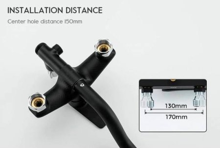 Душевая система Frap H29 F2429 Черная матовая 