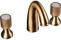 Смеситель для раковины Boheme Royal Cristal 317-Royal/CRST Бронза