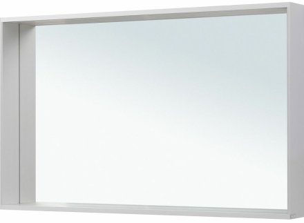 Зеркало Allen Brau Reality 120 1.32021.02 с подсветкой Серебро браш с сенсорным выключателем 