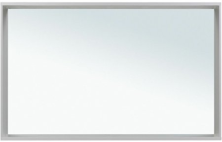 Зеркало Allen Brau Reality 120 1.32021.02 с подсветкой Серебро браш с сенсорным выключателем 