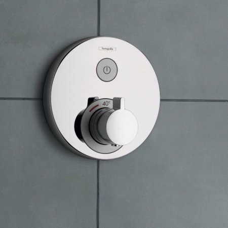 Смеситель для душа Hansgrohe ShowerSelect S 15744000 с термостатом Хром 