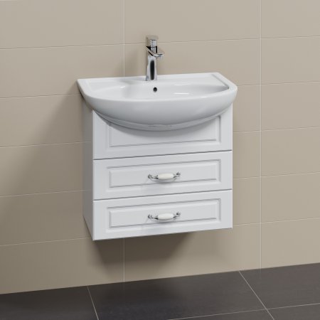 Тумба Санта Верона 60 подвесная с умывальником Уют 60 