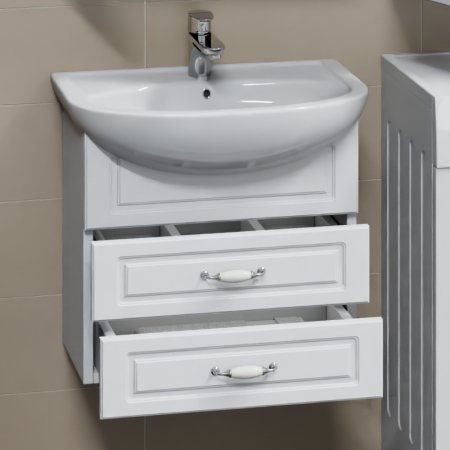 Тумба Санта Верона 60 подвесная с умывальником Уют 60 