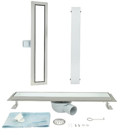 Душевой лоток ALMAes Laguna 70 LG70WH с Белой решеткой 