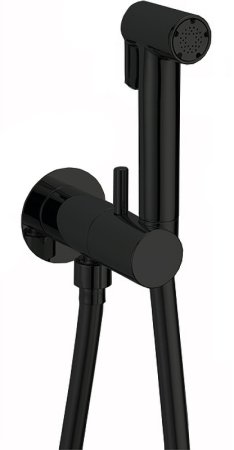 Гигиенический душ со смесителем Cisal Shower CV00797540 Черный матовый 