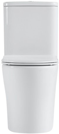 Унитаз компакт Black&White Universe 7792W с бачком и сиденьем Микролифт 