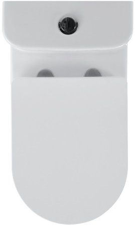 Унитаз компакт Black&White Universe 7792W с бачком и сиденьем Микролифт 