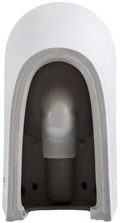 Унитаз компакт Black&White Universe 7792W с бачком и сиденьем Микролифт 