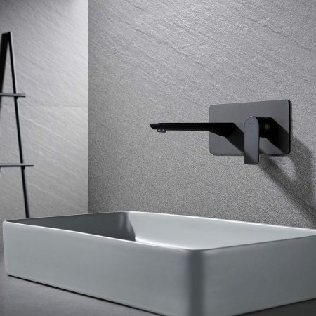 Смеситель для раковины Black&White Universe UK8306B 8306BUK Черный матовый 