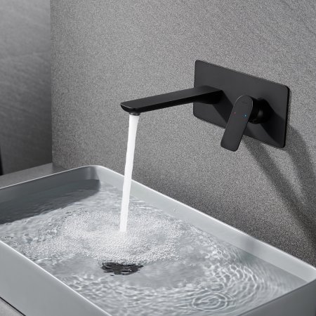 Смеситель для раковины Black&White Universe UK8306B 8306BUK Черный матовый 