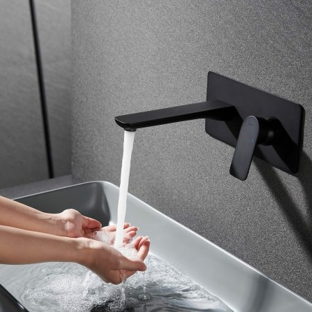 Смеситель для раковины Black&White Universe UK8306B 8306BUK Черный матовый 