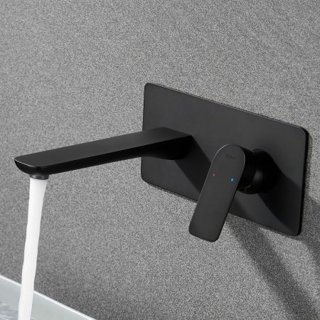 Смеситель для раковины Black&White Universe UK8306B 8306BUK Черный матовый 