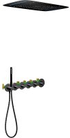 Душевая система Timo Saona SX-2319/03SM с термостатом Черная