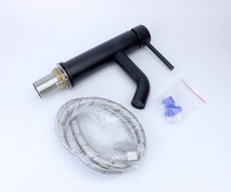 Смеситель для раковины Bronze de Luxe Scandi 1451B Черный матовый 