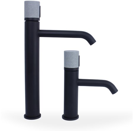 Смеситель для раковины Bronze de Luxe Focus 24615BG Черный матовый 
