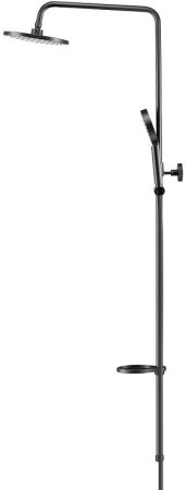 Душевая система Swedbe Hermes 5104B Черная матовая 