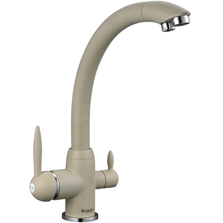 Смеситель G-Lauf GOP18-A093KS для кухни, песочный 