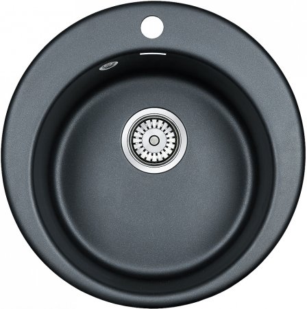 Мойка кухонная Paulmark Gelegen PM404800-BLM черный металлик 