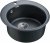 Мойка кухонная Paulmark Gelegen PM404800-BLM черный металлик 