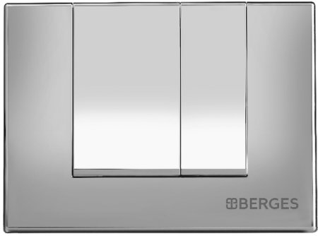 Инсталляция Berges Novum 040243 для унитаза с клавишей смыва Хром 