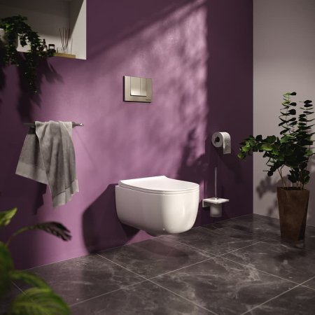 Инсталляция Berges Novum 040243 для унитаза с клавишей смыва Хром 