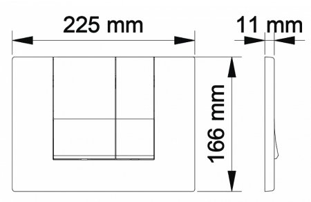 Инсталляция Berges Novum 040243 для унитаза с клавишей смыва Хром 