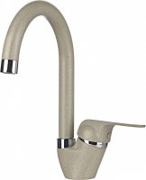 Смеситель для кухонной мойки Granula GR-1024 песок