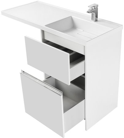 Тумба под раковину Aquaton Лондри 120 R 1A235901LH010 Белый глянец 