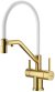 Смеситель для кухни с подключением фильтра Splenka S70.62.03, золотой сатин 