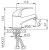 Смеситель для раковины Frap H29 F1029-B Хром 