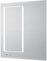Зеркало Aquaton Сакура 100 1A235102SKW80 с подсветкой с сенсорным выключателем с антизапотеванием и часами