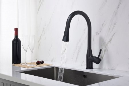 Смеситель для кухни Timo Saona 2336/03FL черный 