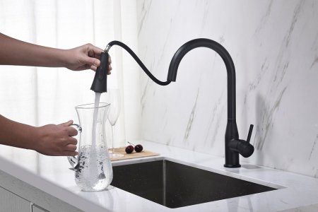 Смеситель для кухни Timo Saona 2336/03FL черный 