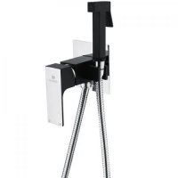 Смеситель встраиваемый с гигиеническим душем GANZER GZ28057C CHROME/BLACK