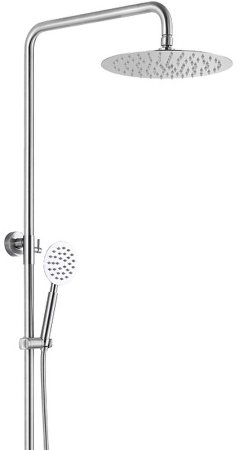 Душевая система Melana Stello F610307-T с термостатом Сатин 