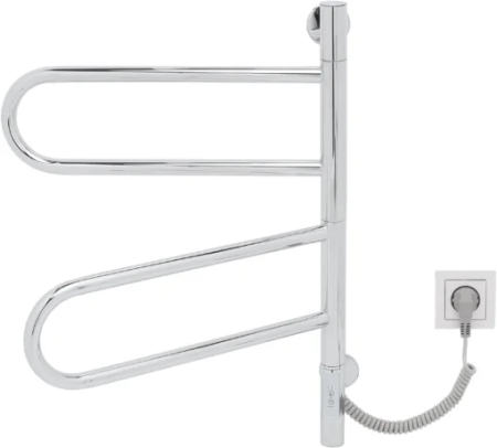 Полотенцесушитель электрический Vincea VTD-1R1CE 44x60 хром 