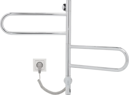 Полотенцесушитель электрический Vincea VTD-1R1CE 44x60 хром 