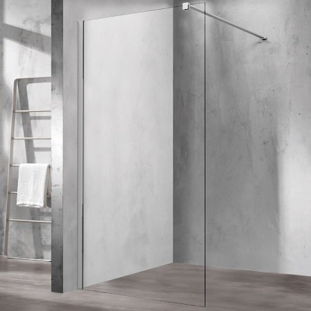 Душевая перегородка Vincea Walk-In 120 VSW-1H120CL профиль Хром стекло прозрачное 