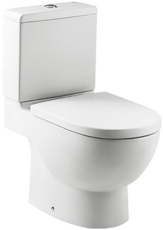 Унитаз компакт Roca Meridian 342247000 без бачка и сиденья 
