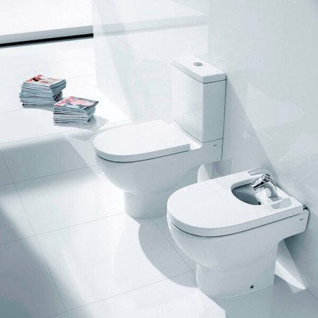 Унитаз компакт Roca Meridian 342247000 без бачка и сиденья 