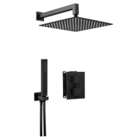 Душевая система скрытого монтажа Deante BOX BXYZNEAT чёрная матовая Душевая система скрытого монтажа Deante BOX BXYZNEAT чёрная матовая