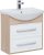 Тумба с раковиной Aquanet Остин 65 дуб сонома/белый 