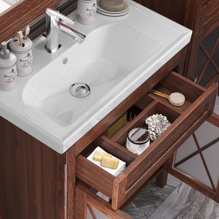 Тумба под раковину Opadiris Палермо 80 00-00002354 Светлый орех 