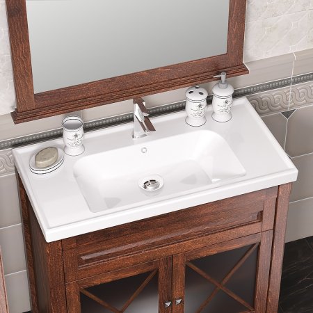 Тумба под раковину Opadiris Палермо 80 00-00002354 Светлый орех 